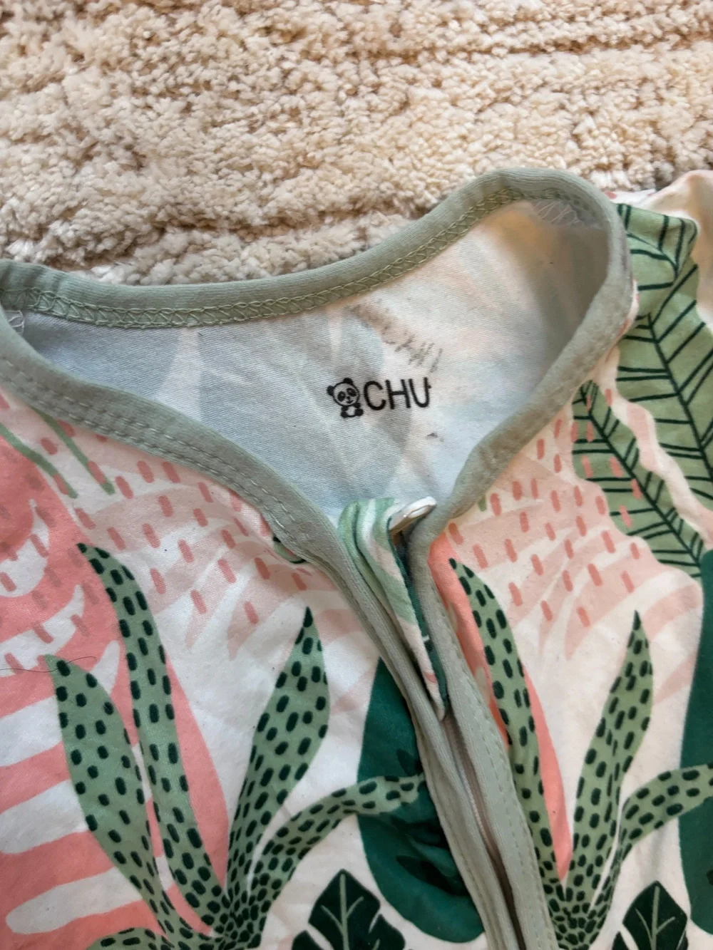Bstoppt Nursery Swaddling Blanket Leaf Print 3-6 Months